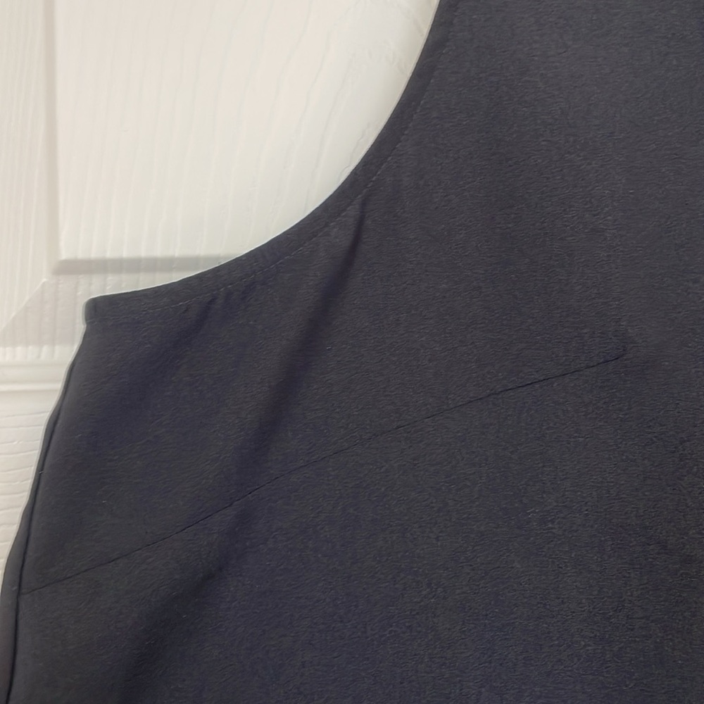 J. Crew Black Ruffle V-Neck Sleeveless Tank Women's 3X - Picture 5 of 9